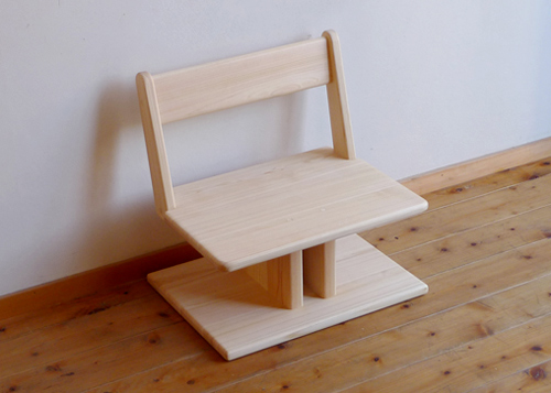 檜の正座椅子2