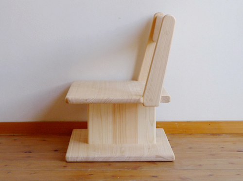 檜の正座椅子3