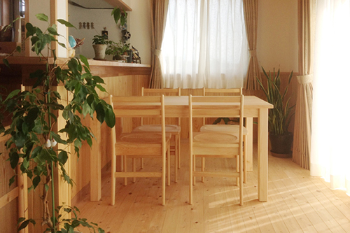 ヒノキ無垢テーブル | ヒノキクラフト・ショップブログ