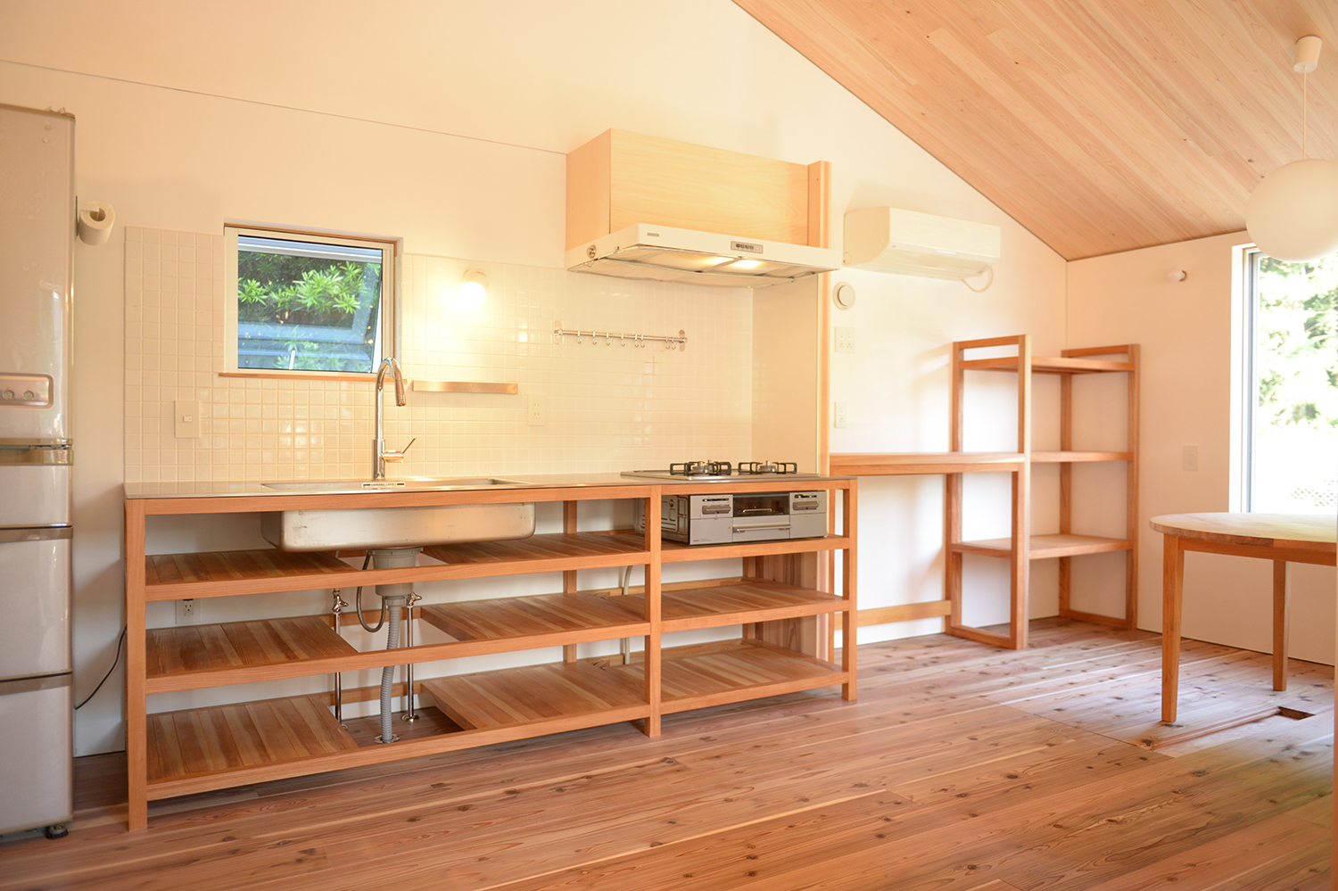 キッチン　ヒノキクラフト　静岡県産広葉樹 オーダー家具12