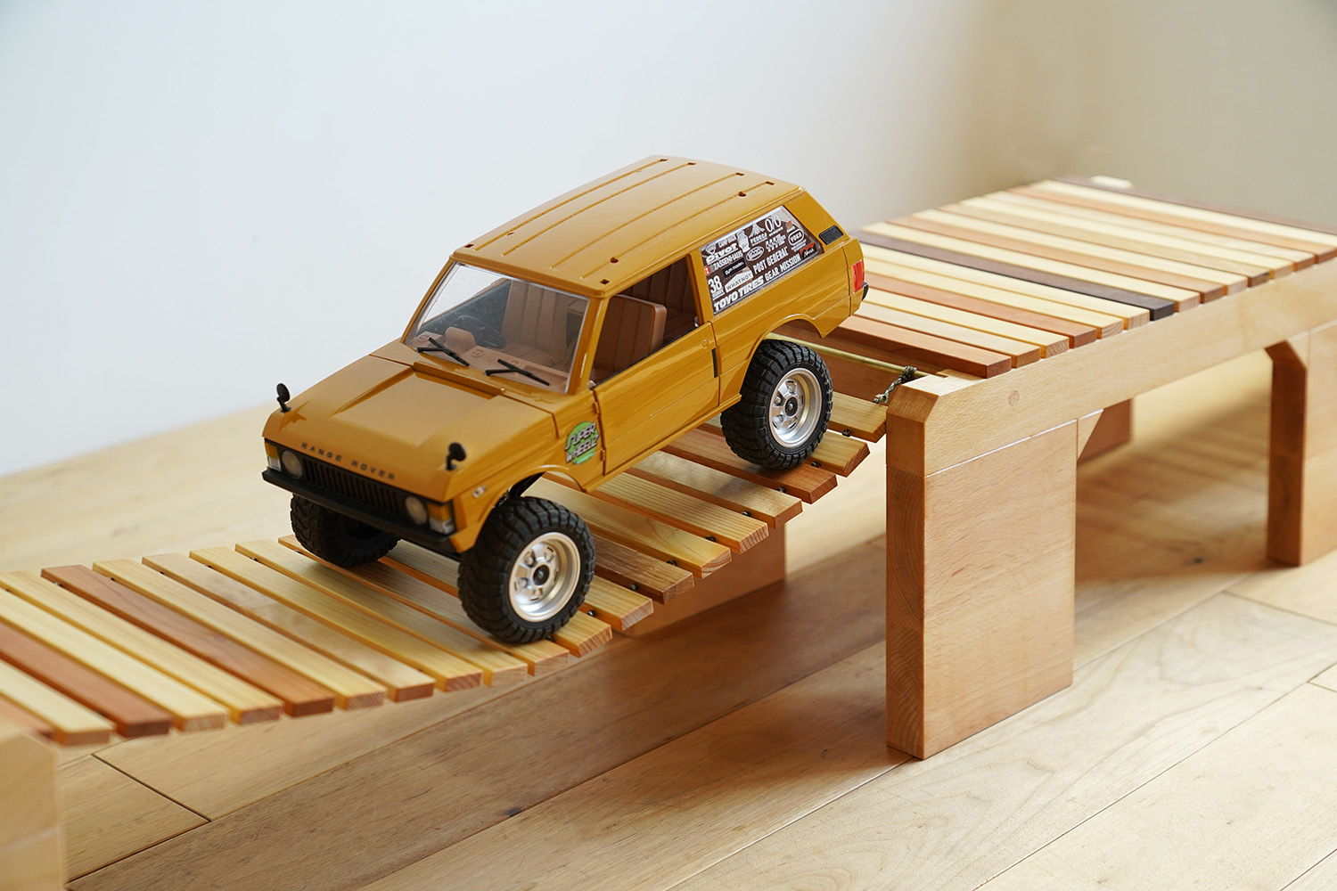 ヒノキクラフト　WPL JAPAN ラジコンコース　木製コース10