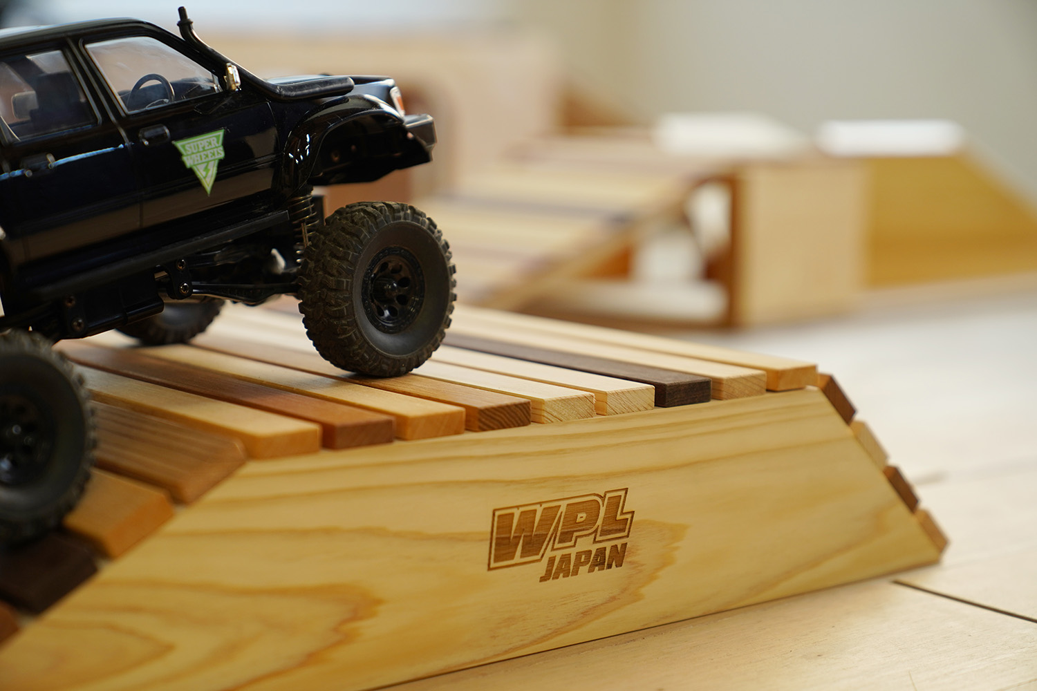 ヒノキクラフト　WPL JAPAN ラジコンコース　木製コース12