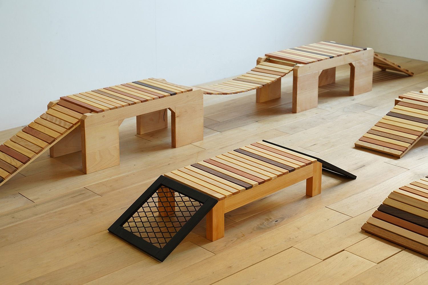 ヒノキクラフト　WPL JAPAN ラジコンコース　木製コース3