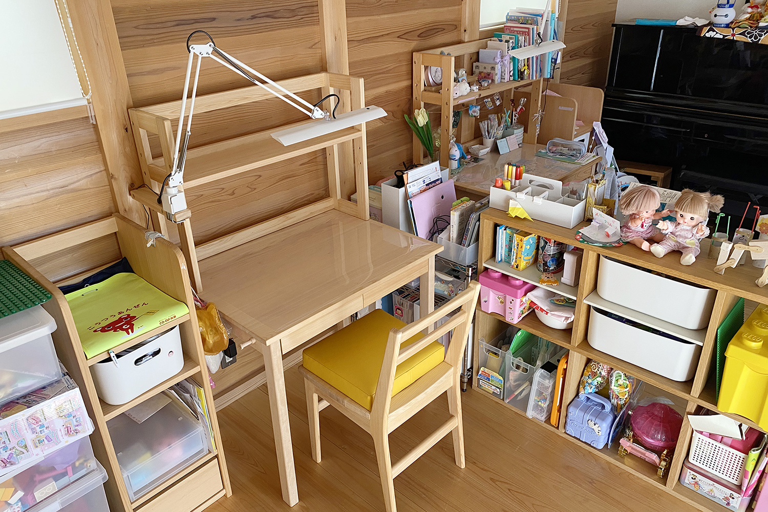 ヒノキクラフト　納品事例　学習机2