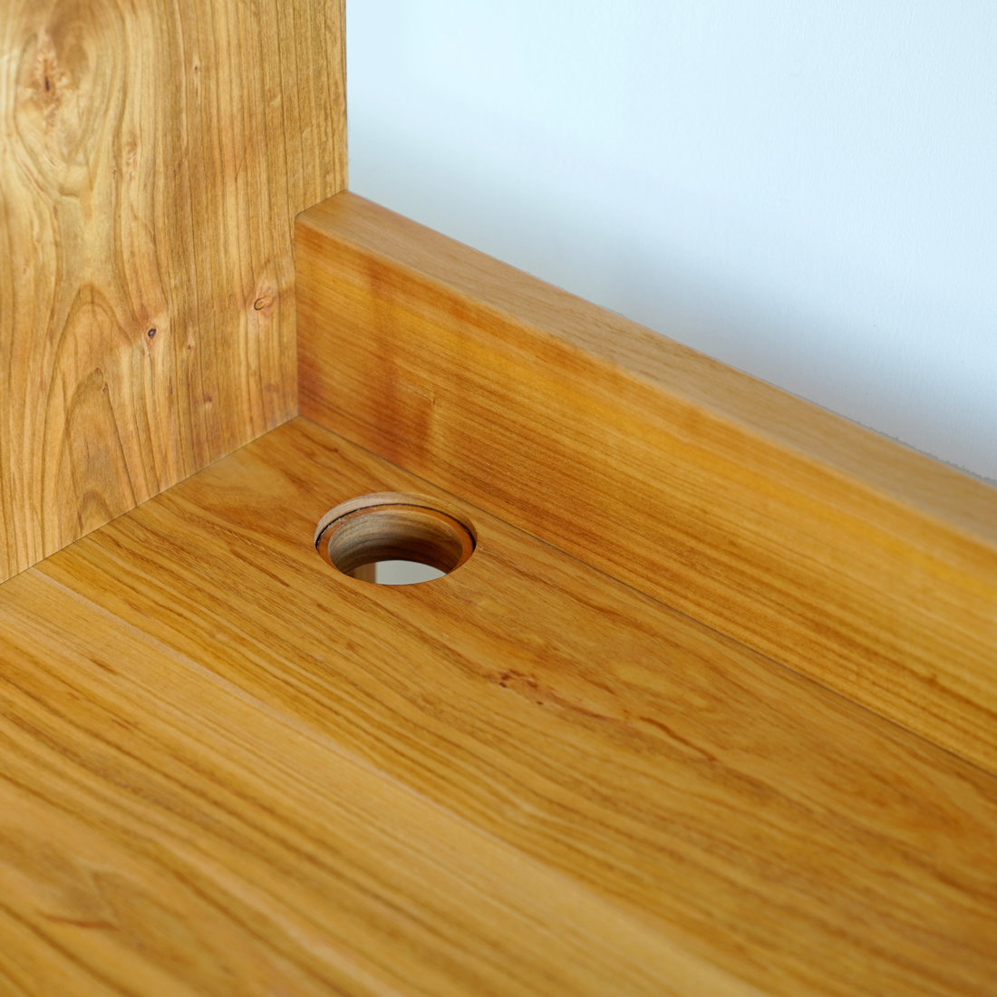 ヒノキクラフト 山桜の机 オーダー家具4