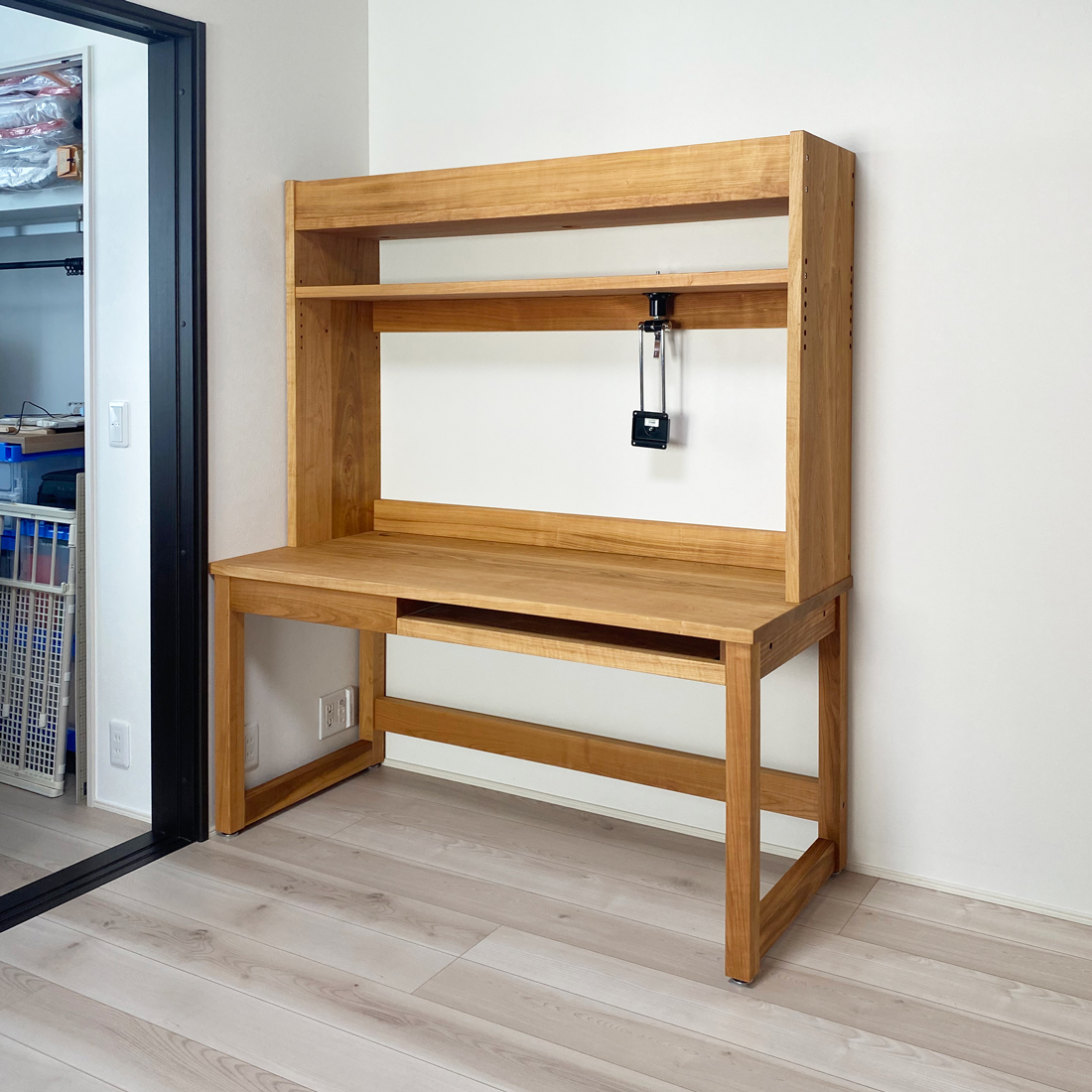 ヒノキクラフト 山桜の机 オーダー家具6