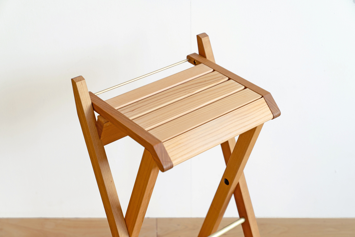 ヒノキクラフト キッチンスツール7