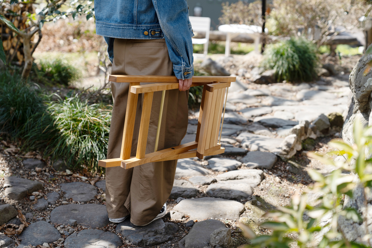 ヒノキクラフト キッチンスツール8
