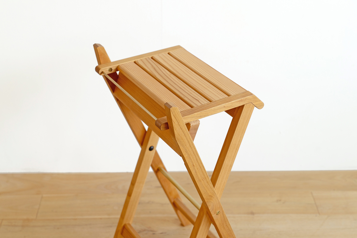 ヒノキクラフト キッチンスツール14